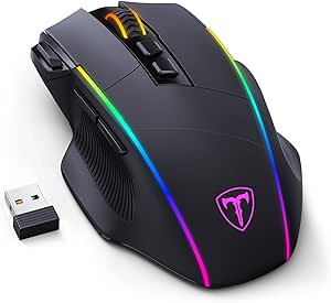 Gaming Mouse Ergonomic Wired Computer Mouse Gamer 8 Buttons Programmable Mice with 8000 DPI RGB Backlit
